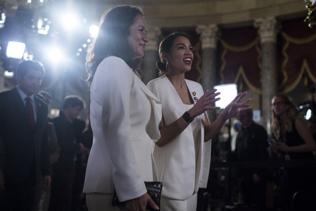 Alexandria Ocasio-Cortez White Blazer at State of the Union