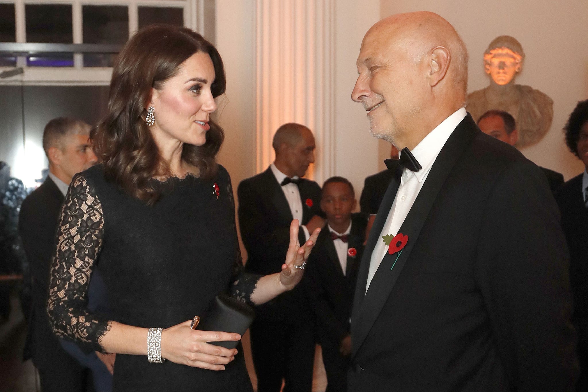 Kate Middleton's black lace Diane von Furstenberg gown back on sale