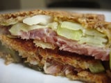 Recipe For Honey Baked Ham and Cabbage Reuben Sandwich