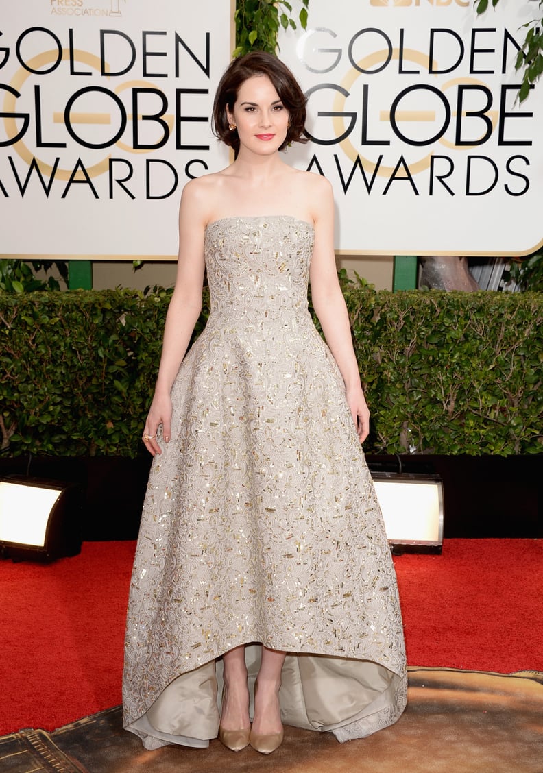 Michelle Dockery at the Golden Globes 2014
