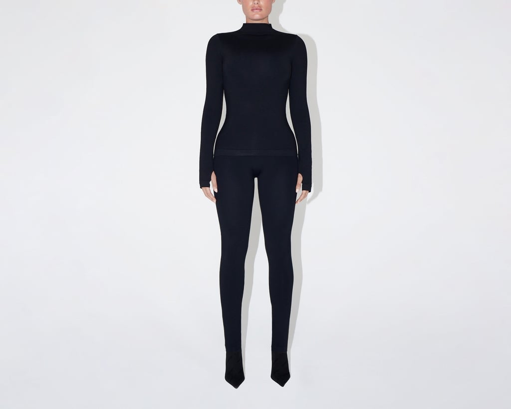 Khy Seamless Mock Neck Long Sleeve