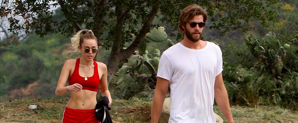 Miley Cyrus and Liam Hemsworth Hiking in LA April 2017