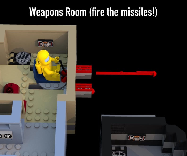 Among Us Lego Set Idea: Weapons Room