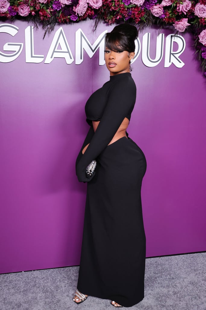 Megan Thee Stallion's Cutout Monot Dress at Glamour Awards