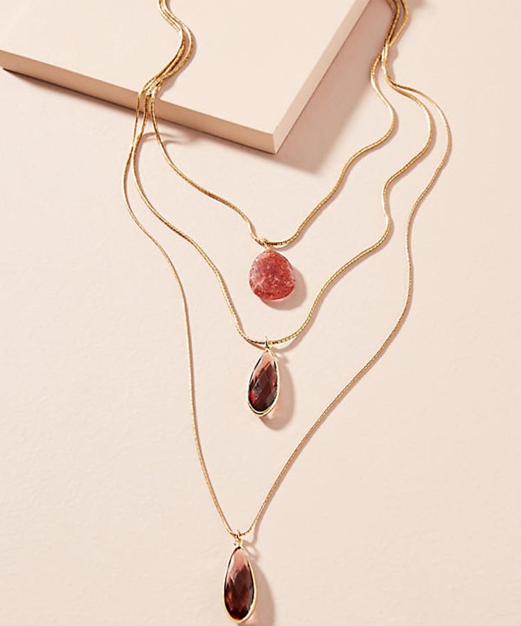 Serefina Cleopatra Layered Stone Necklace