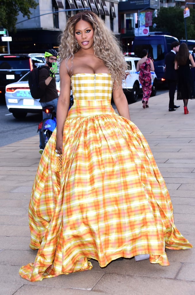 Laverne Cox Wore a Plaid Gown to New York City Ballet Gala