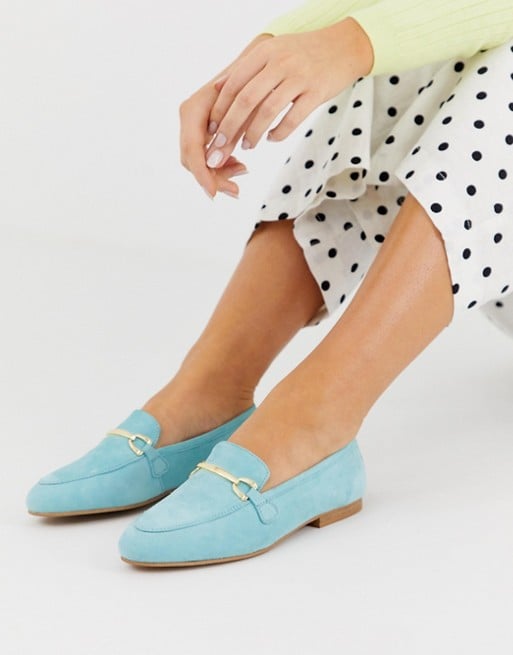 ASOS Blue Suede Loafers