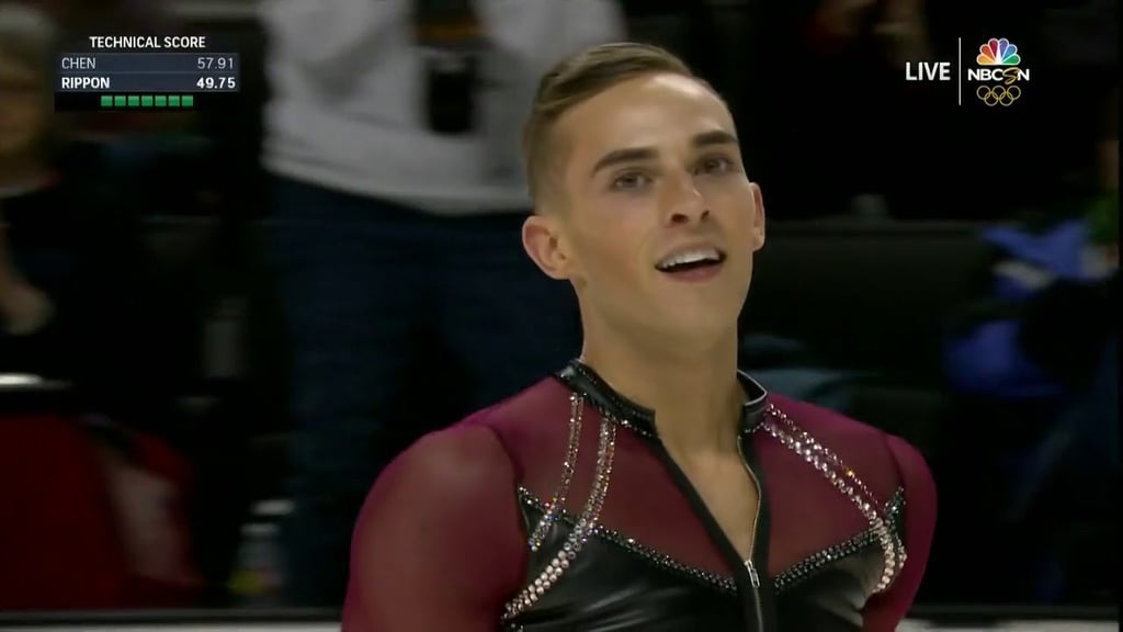 Adam Rippon (USA), short program to "Let Me Think About It"