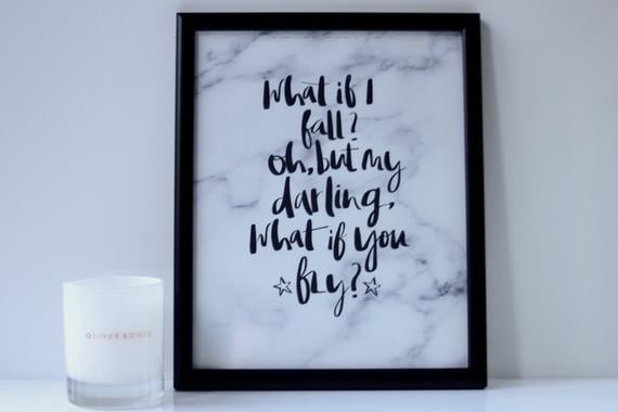 What If I Fall print