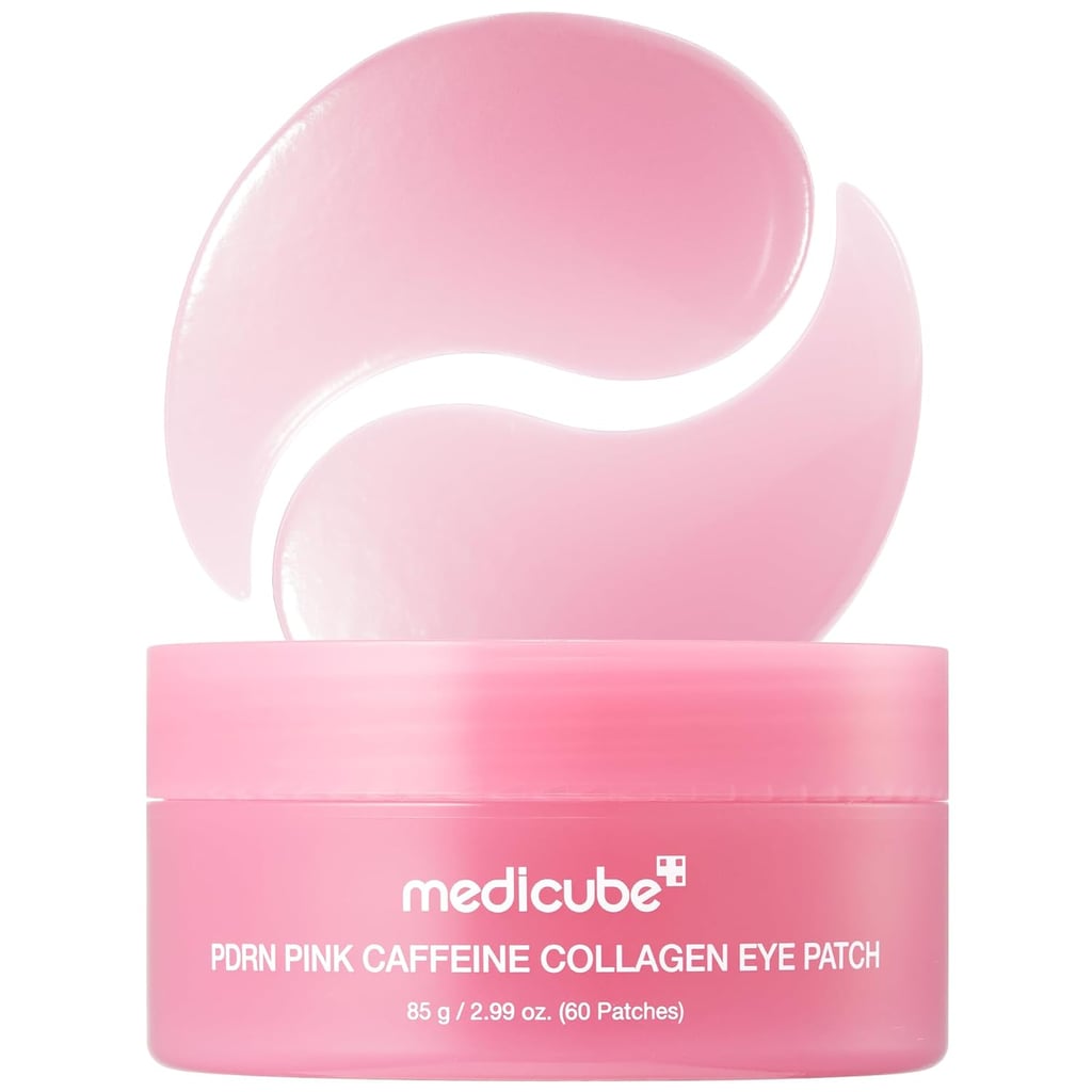 Medicube Hydrogel Eye Patches ($17, originally $22)
If you are obsessed with the overnight hydrogel face masks, then these under-eye patches will fit seamlessly into your routine. Made of the same gel material, these patches are packed with retinol, PDRN, and collagen to firm and smooth the area. Tip: you can place the patches anywhere on your face — from neck lines to forehead creases — for the same benefits.