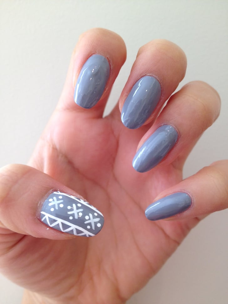 Step 7 Ugly Sweater Nail Art POPSUGAR Beauty Photo 8