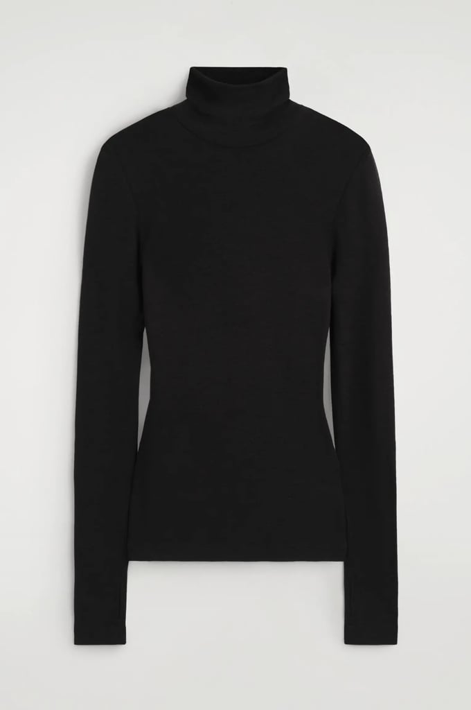 COS Merino Wool Turtleneck Top