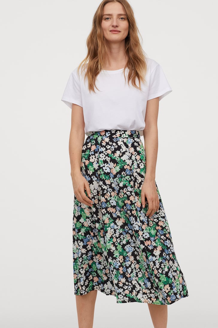 Floral Circle Skirt | The Best H&M Clothes For Women Under $50 ...