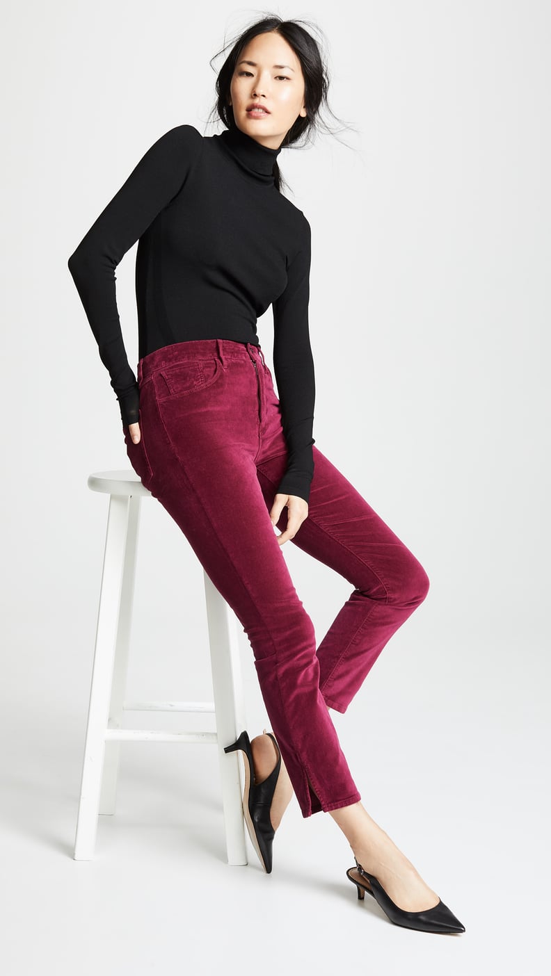 3x1 W3 Velvet Higher Ground Mini Split Jeans