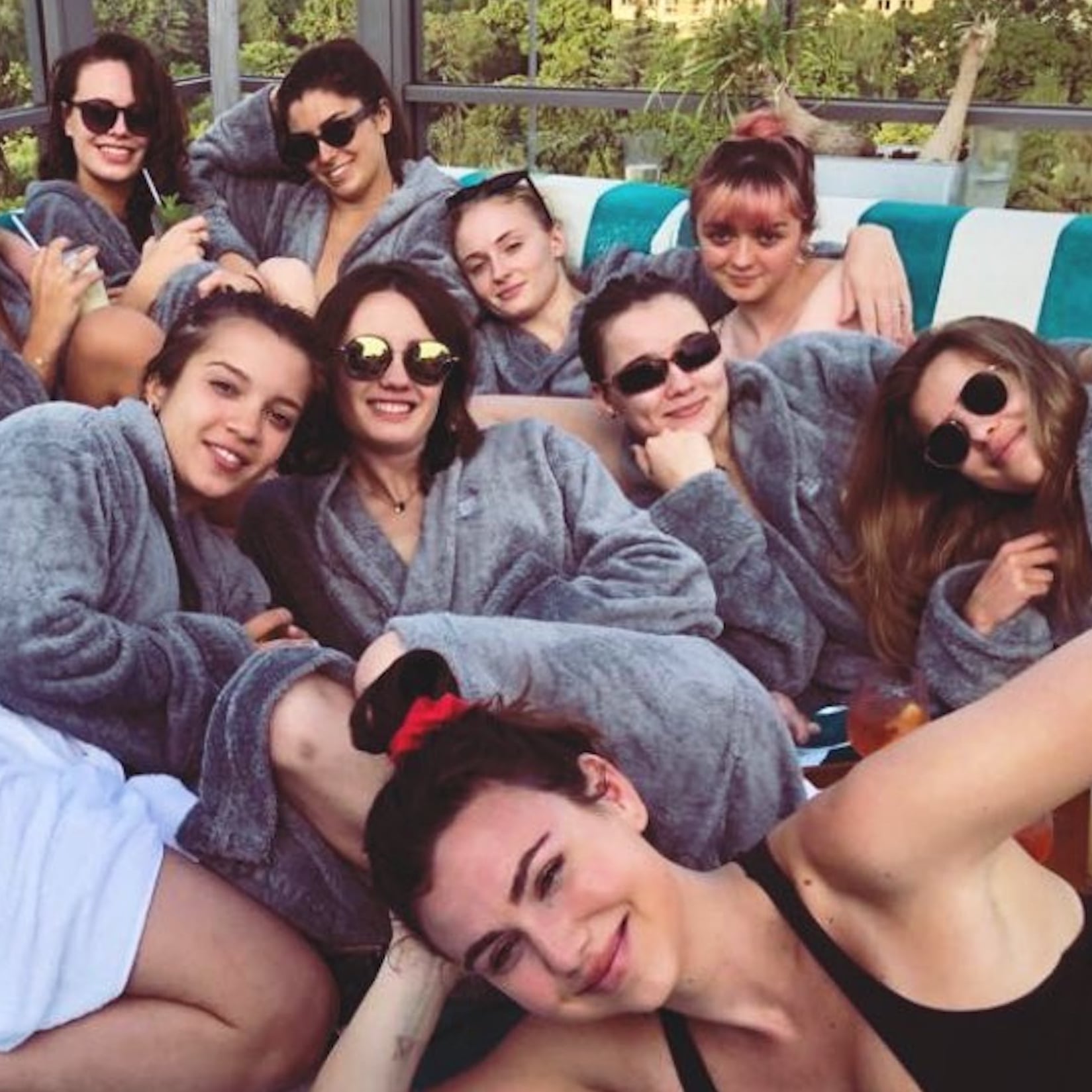 Sophie Turner Spain Bachelorette Party Maisie Williams