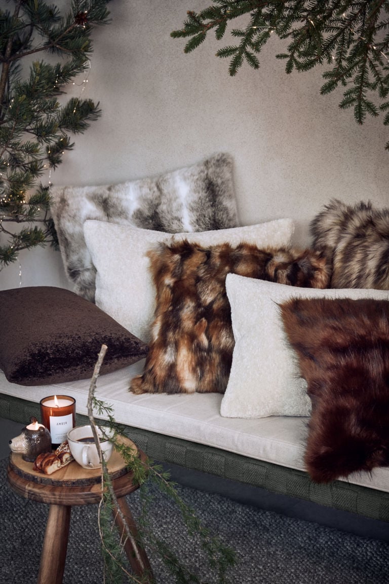 Faux Fur Cushion Cover