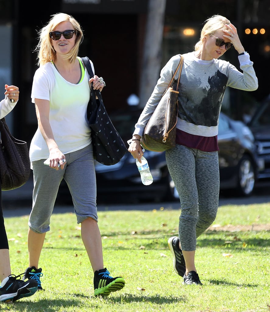 Naomi Watts and Reese Witherspoon hit up a yoga studio together in LA ...