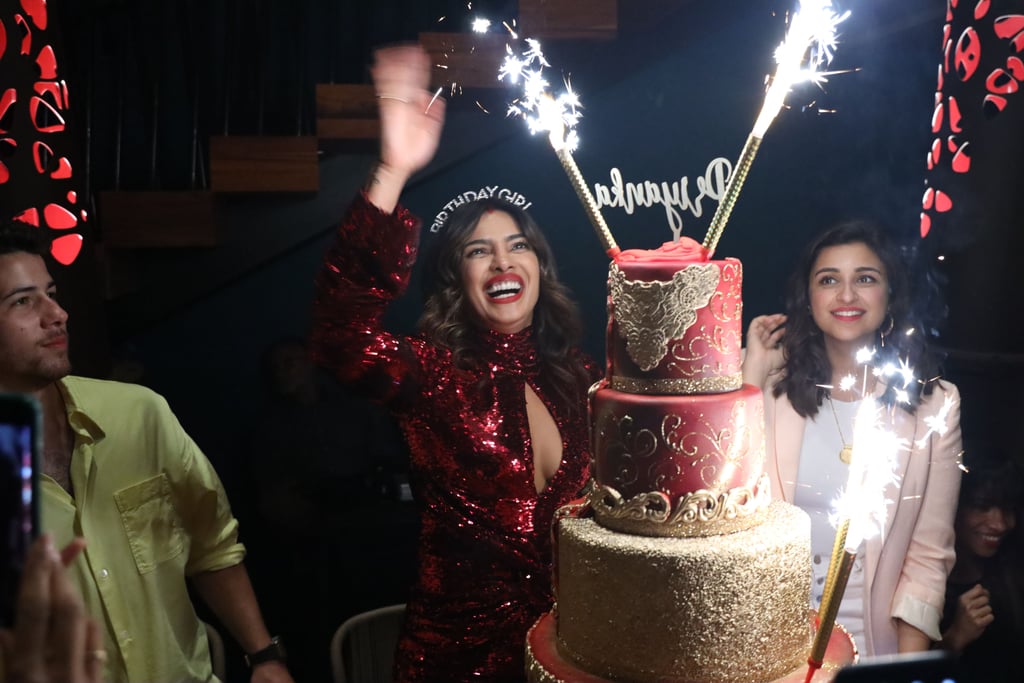 Priyanka Chopra's Red Birthday Dress 2019