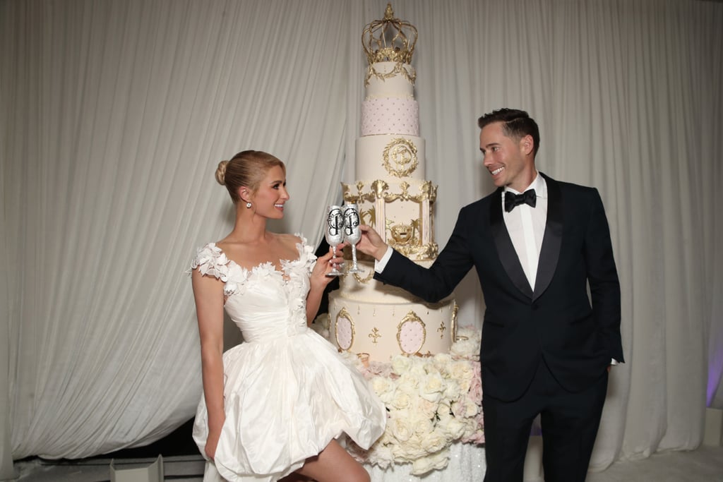 Paris Hilton's Oscar de la Renta Wedding Reception Dress