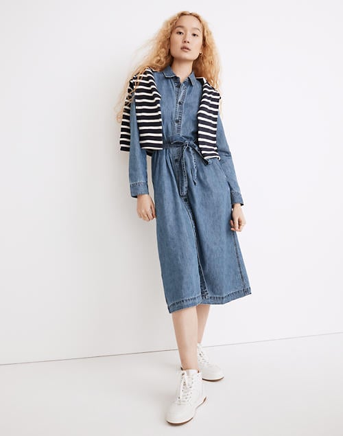 A Denim Dress: Madewell Tie-Waist Shirtdress