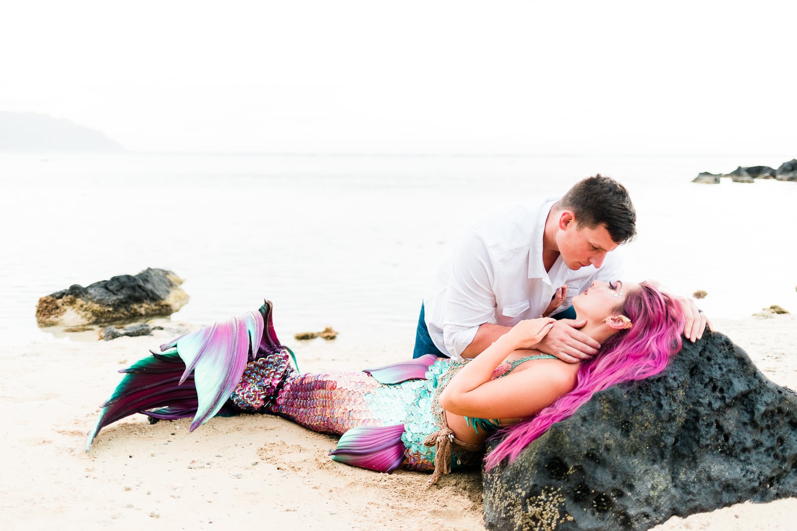 A Couple's Sexy Mermaid-Themed Photo Shoot | POPSUGAR Love & Sex