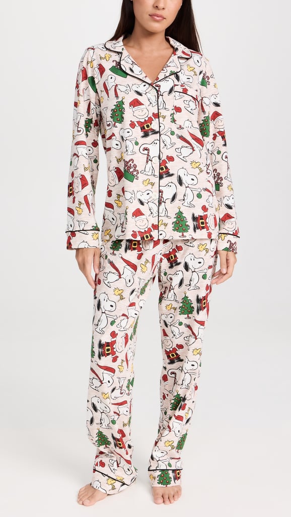 Bedhead PJs x Peanuts Long Sleeve Classic Knit PJ Set