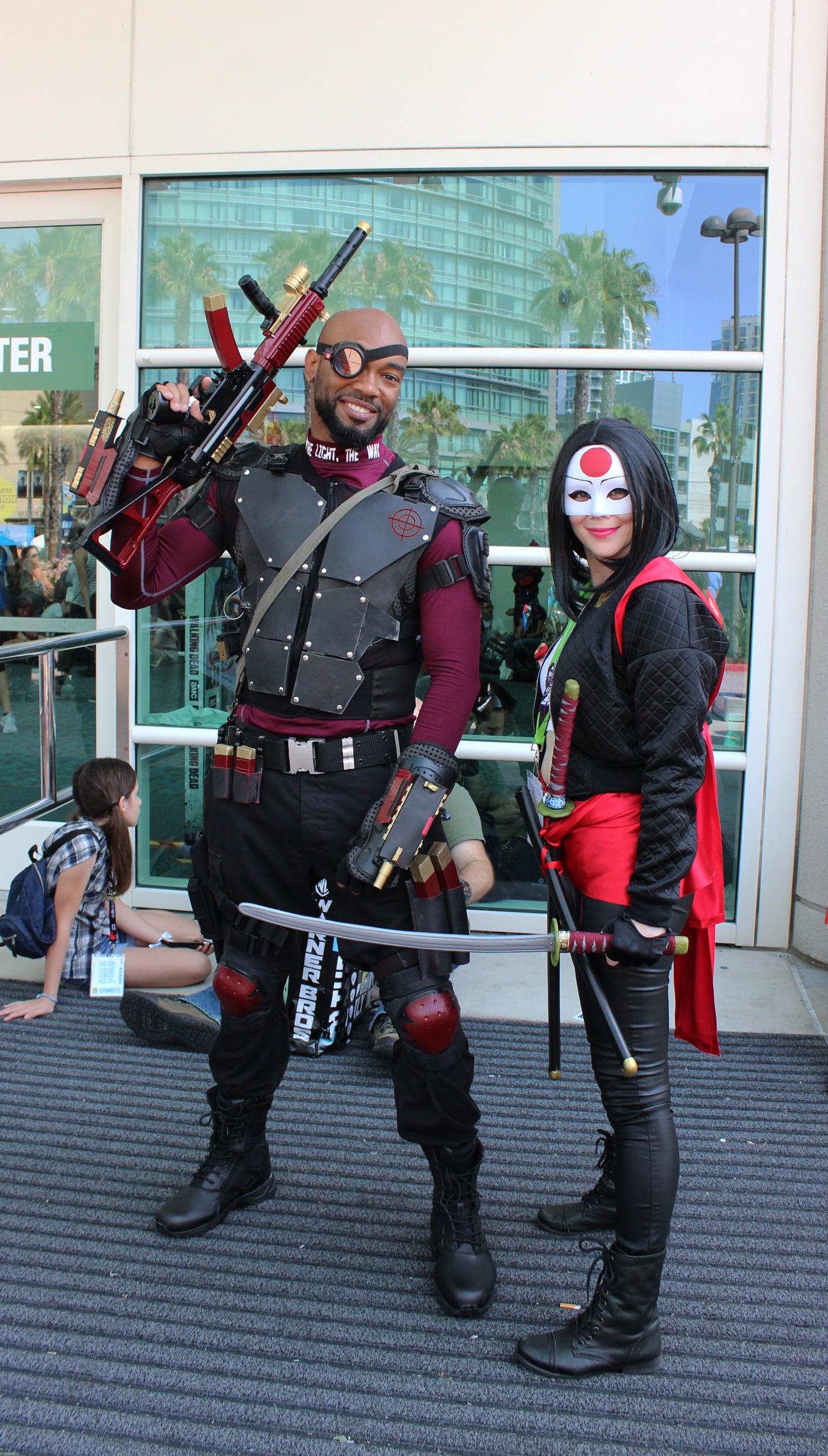 Deadshot and Katana — Suicide Squad | Can't Get Enough of Creative Cosplays Comic-Con 2016 | POPSUGAR Photo 13