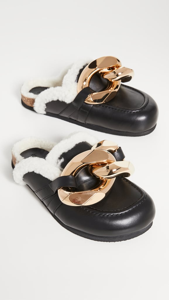 JW Anderson Shearling Chain Loafers