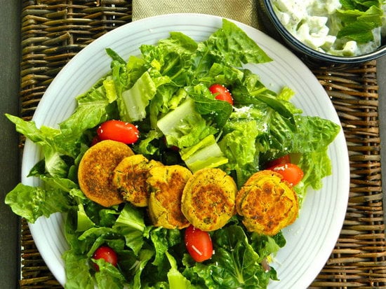 Falafel Salad Healthy Takeout Dinner Recipes POPSUGAR Fitness Photo 13