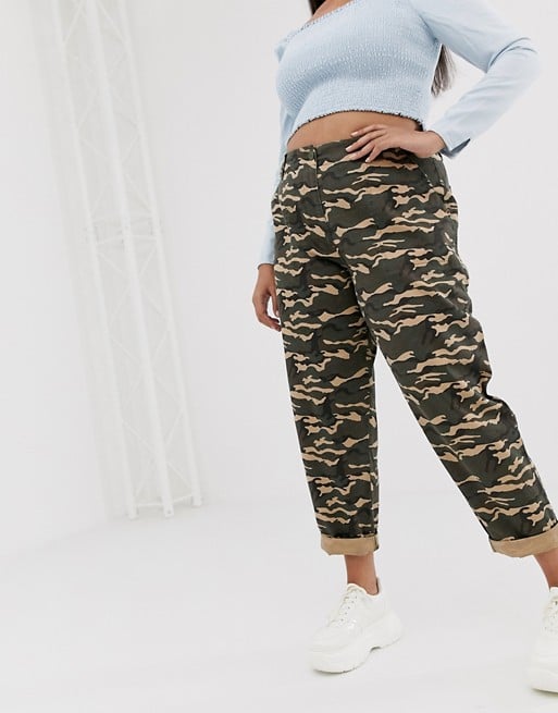 ASOS Design Curve Camo Combat Pants