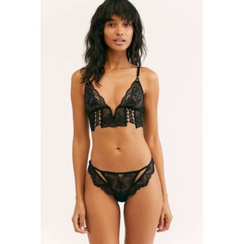 Soft Lace Bra Black