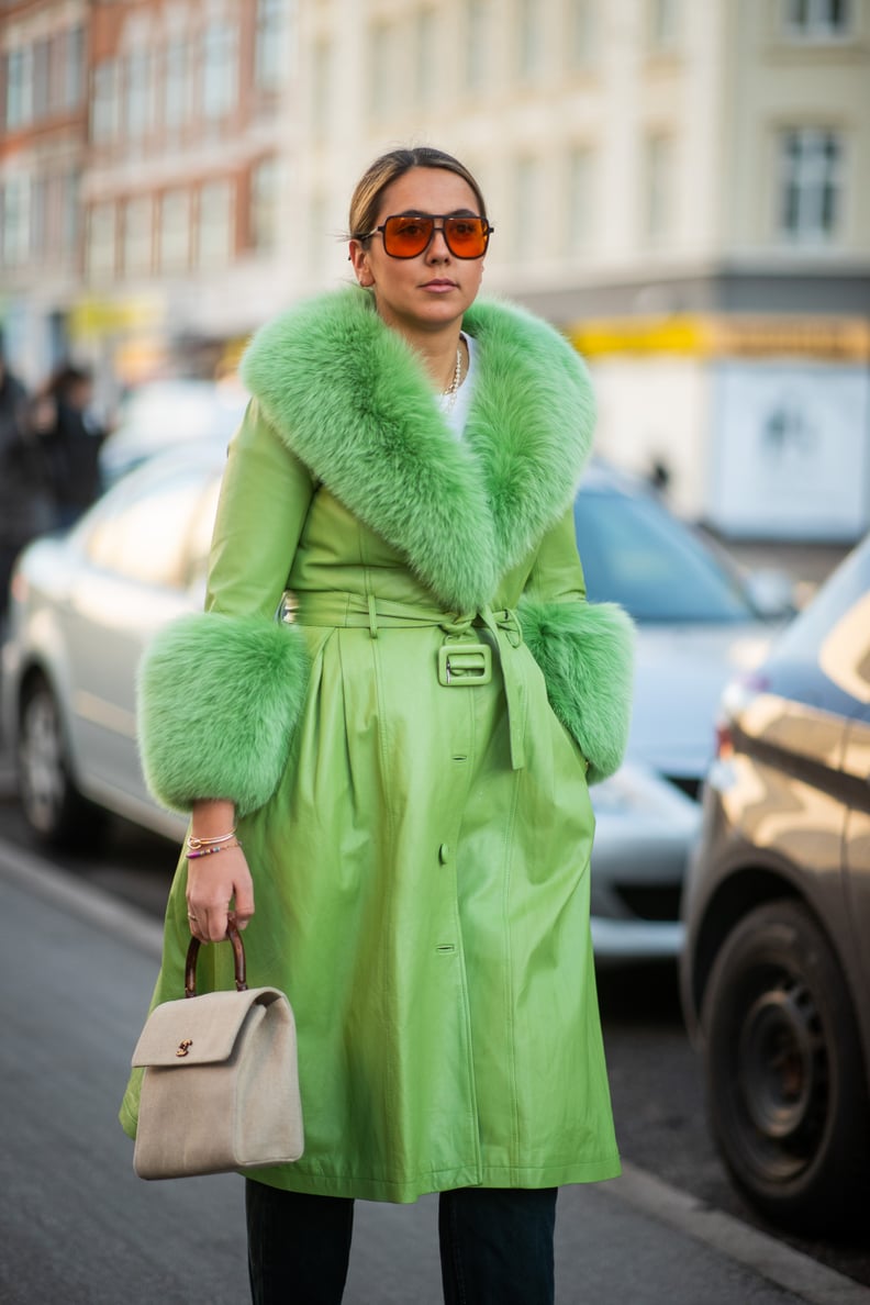 Have a '70s Moment in This Green Coat