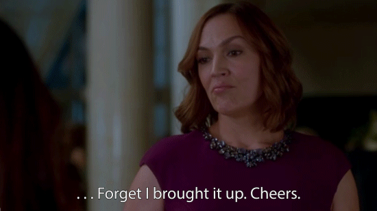 And, of course, Veronica's like "NVM, LOL!" Guess we'll never know what happened.