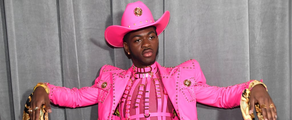 Lil Nas X's Pink Versace Cowboy Outfit at the Grammys 2020