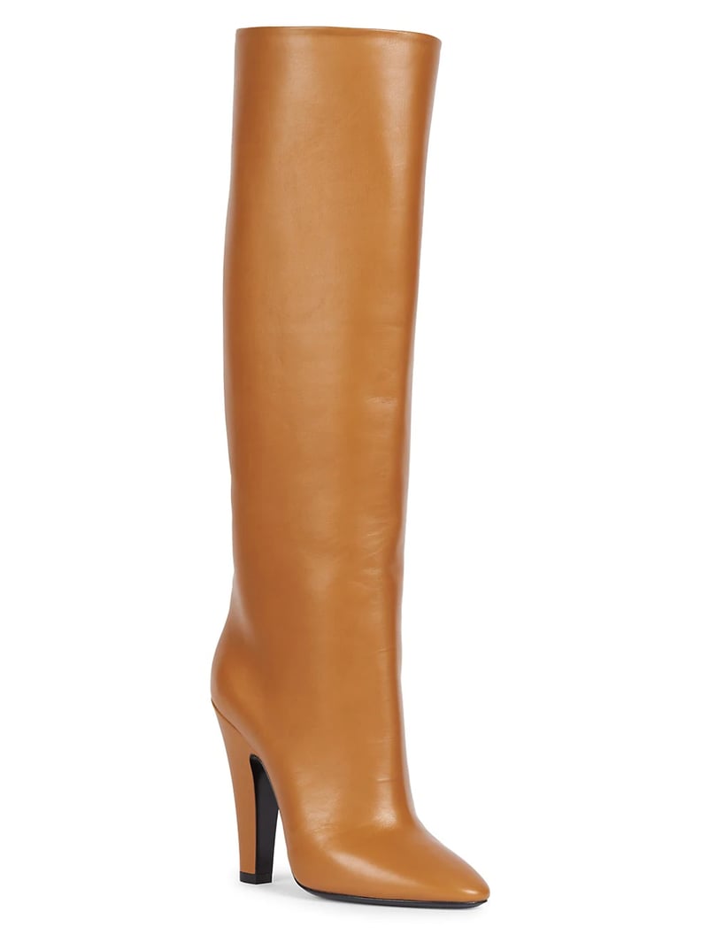 Nicki's Saint Laurent 68 Knee-High Leather Boots