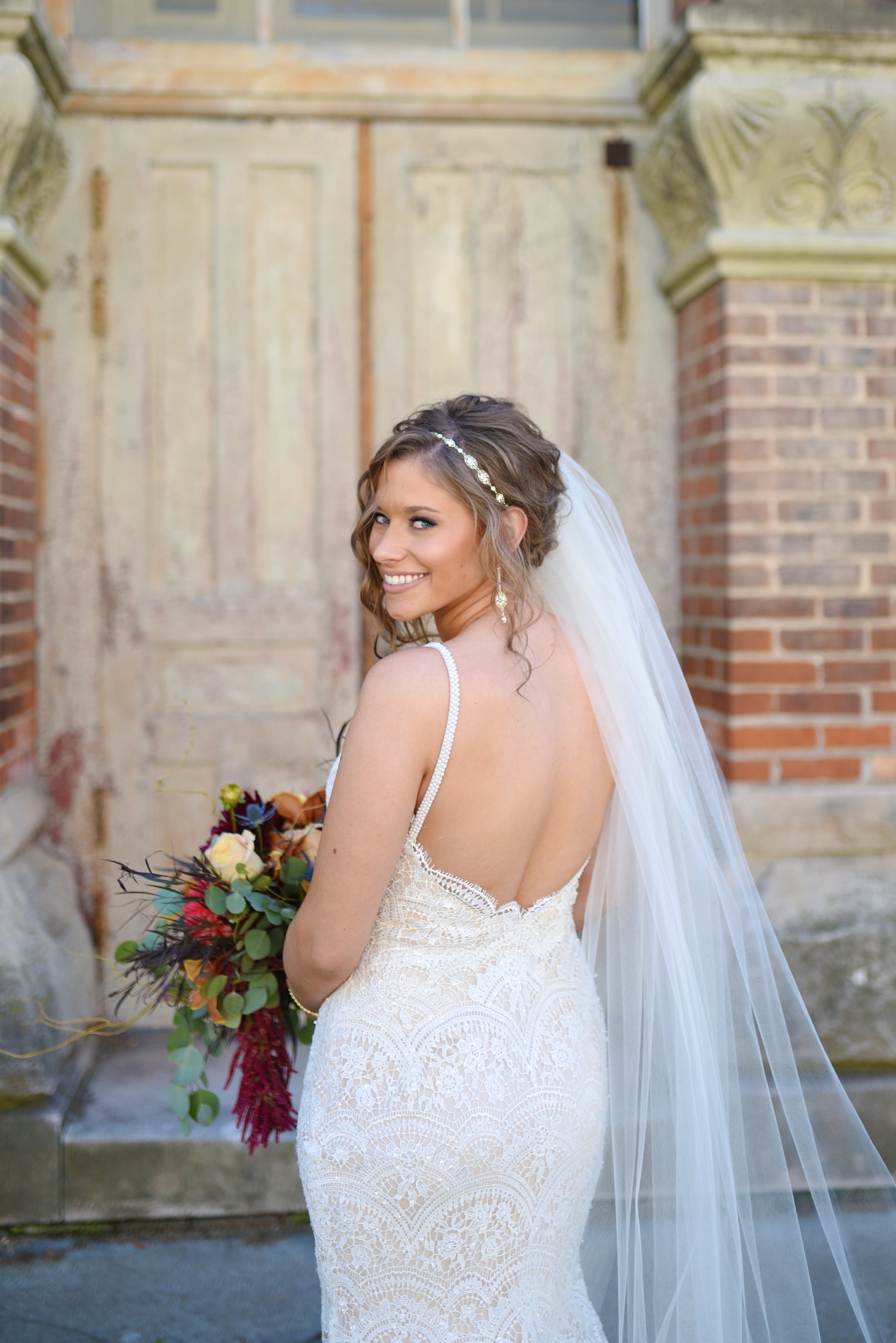 Low Cut Back With Spaghetti Straps No Blushing Brides Here