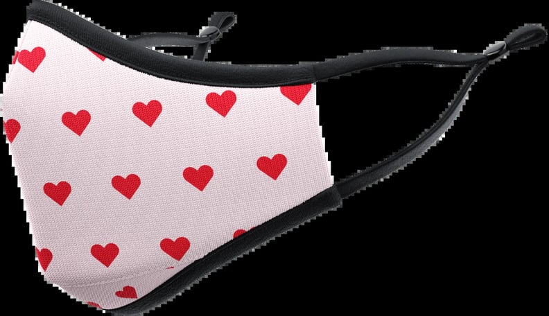 VistaPrint Red Hearts Face Mask