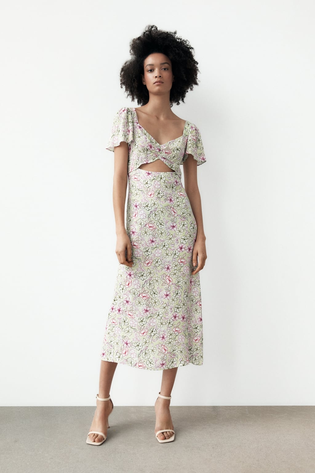 Cool Cutouts: Zara Floral Print Dress ...