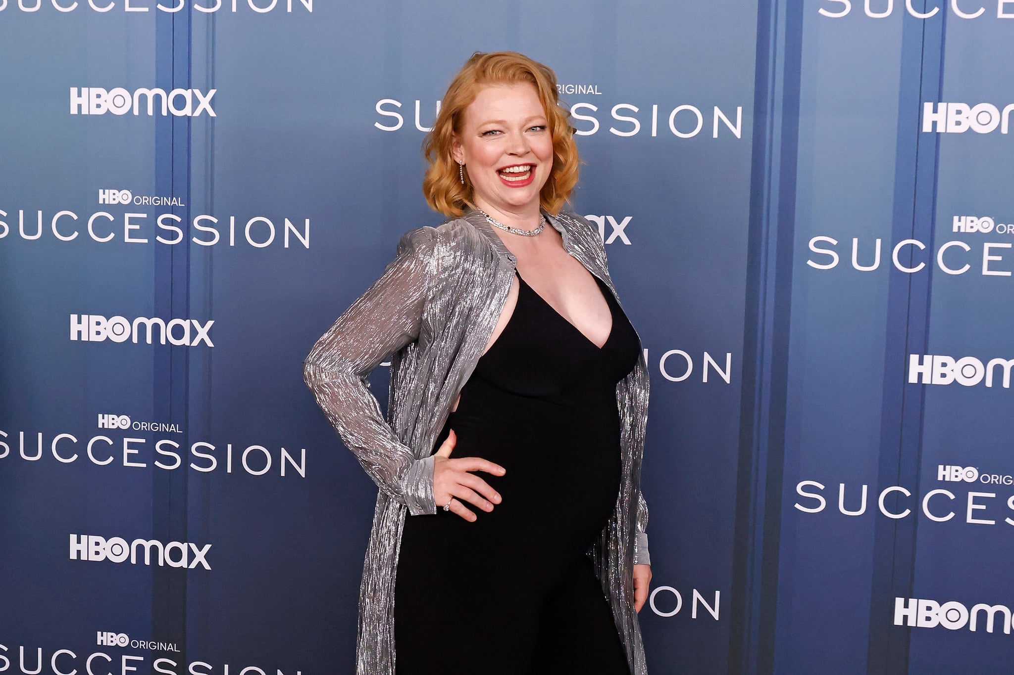 NEW YORK, NEW YORK - MARCH 20: Sarah Snook attends HBO's season 4 premiere 