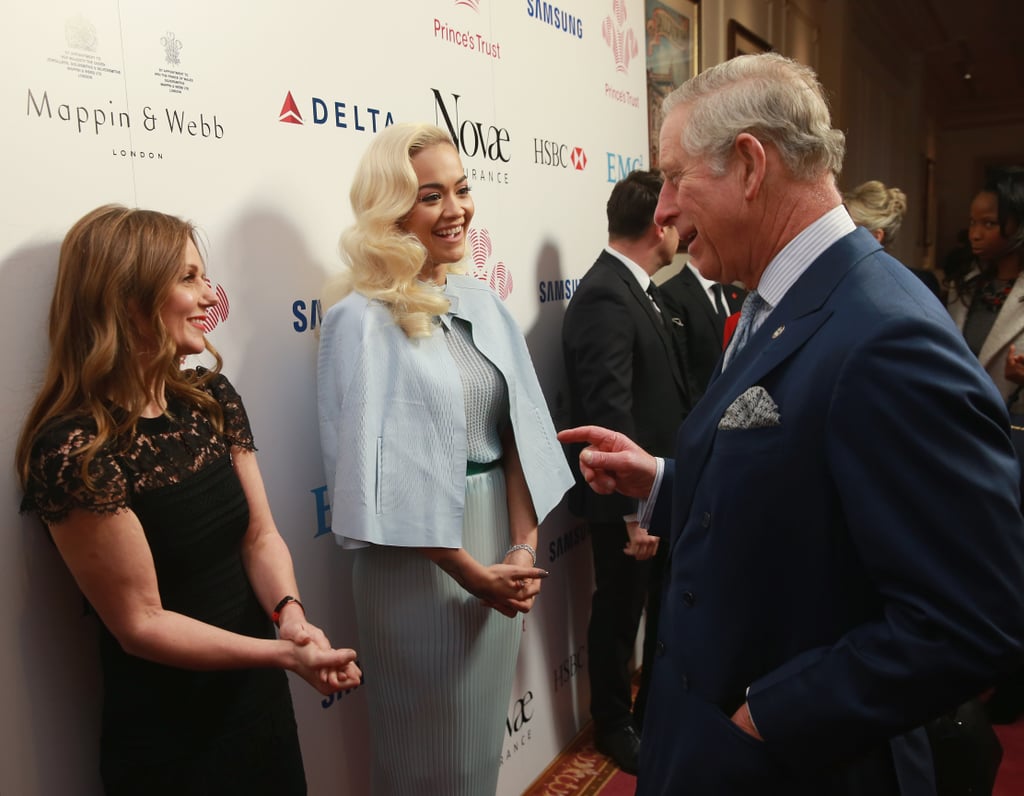 Geri Halliwell Kissing Prince Charles