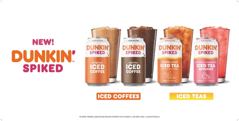 Dunkin ' Donuts新的上升冰咖啡和茶