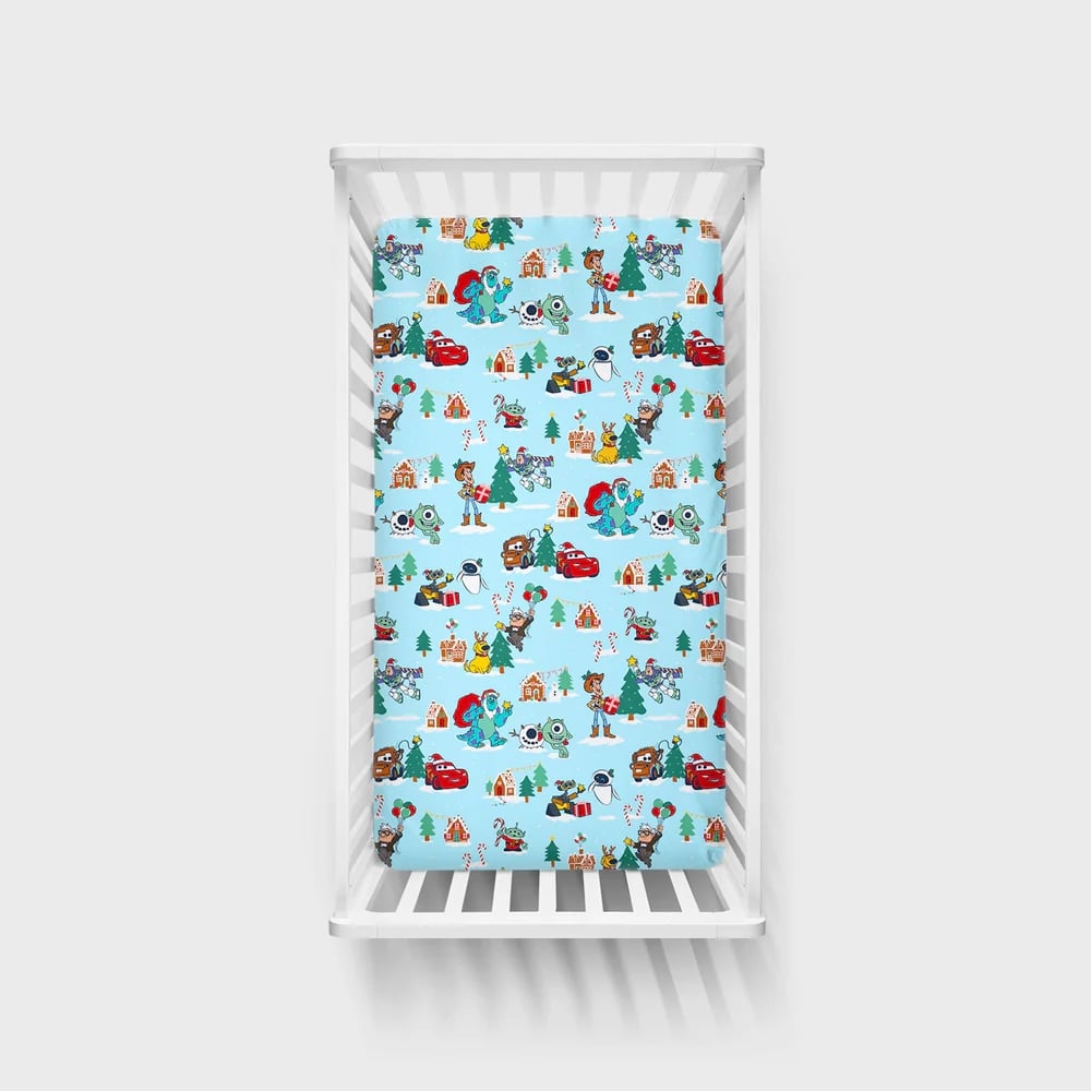 Little Sleepies Christmas Village Fitted Crib Sheet