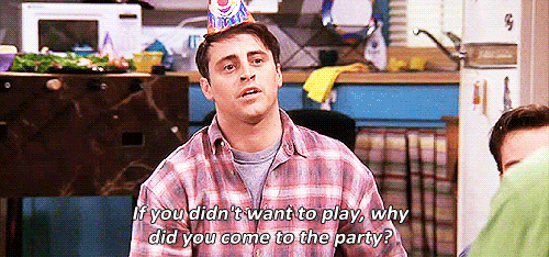 When Joey Properly Explains Party Etiquette