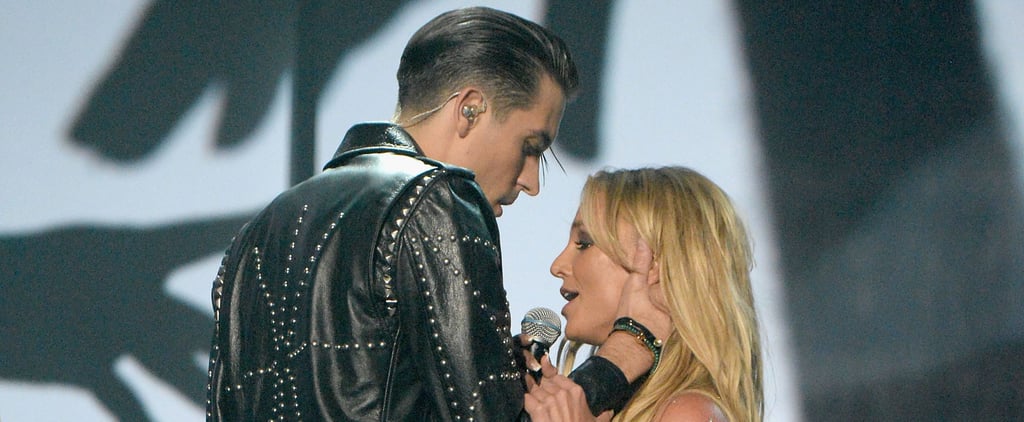 Britney Spears Rejects G-Eazy Kiss at MTV Video Music Awards