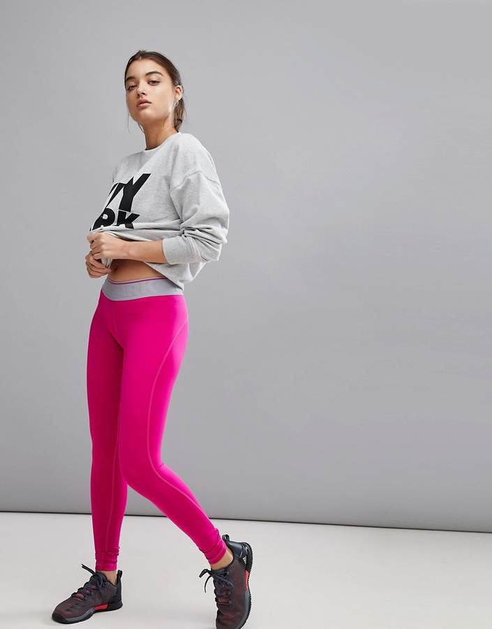 Ivy Park Leggings With Logo Waistband in Pink
