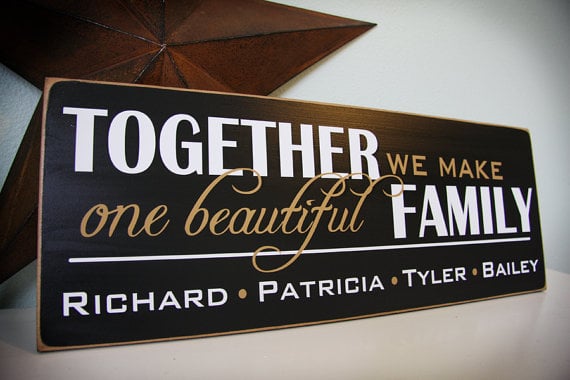 Beautiful Family Sign