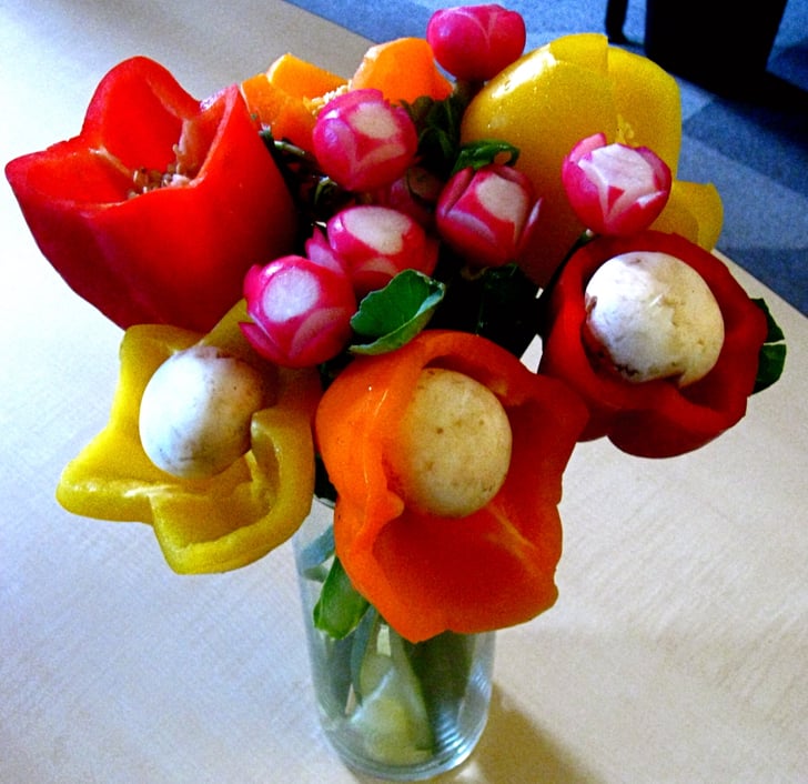  DIY Floral Arrangement With Fresh, Edible Vegetables  POPSUGAR Food