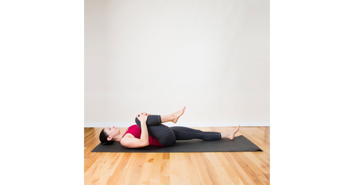 Knee to Chest | Relaxing Evening Yoga Sequence | POPSUGAR ...