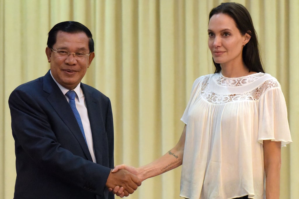Angelina Jolie in Cambodia September 2015