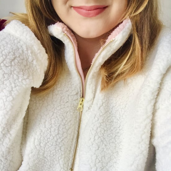 The Coziest Sherpa Pullover Sweatshirt | Editor Review 2020